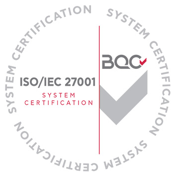 ISO/IEC 27001:2022 Information Security Management System certified by BQC